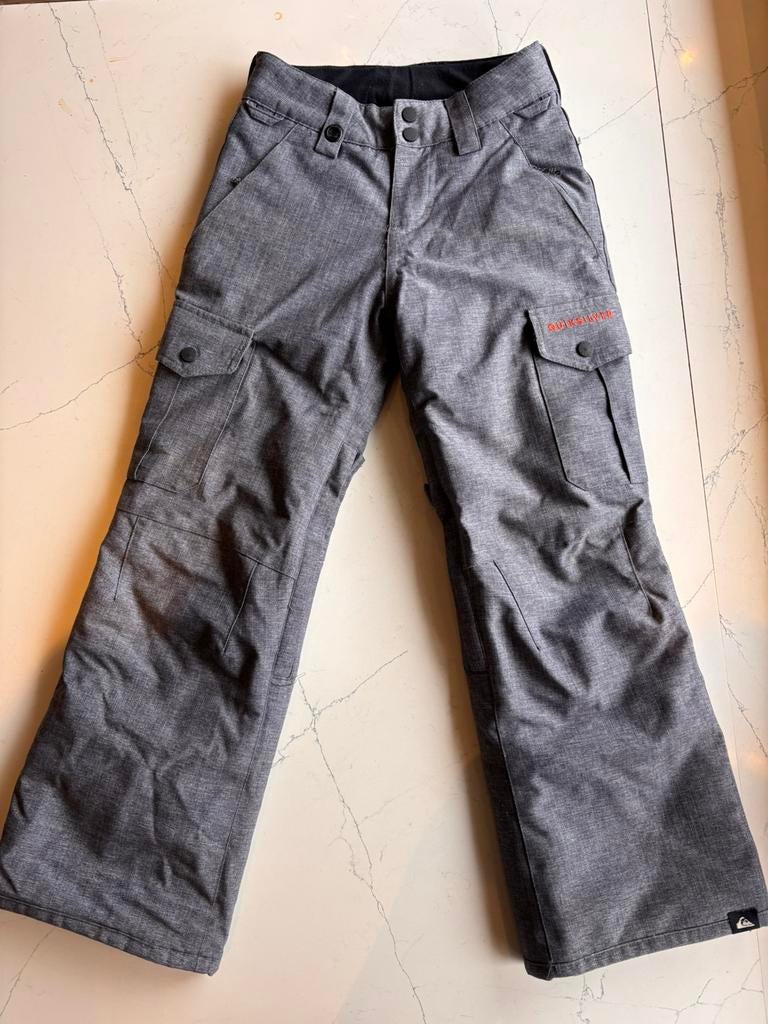 Quicklsilver skibroek 134-140 grijs, Kleding | Heren, Wintersportkleding, Ophalen of Verzenden, Zo goed als nieuw, Overige maten