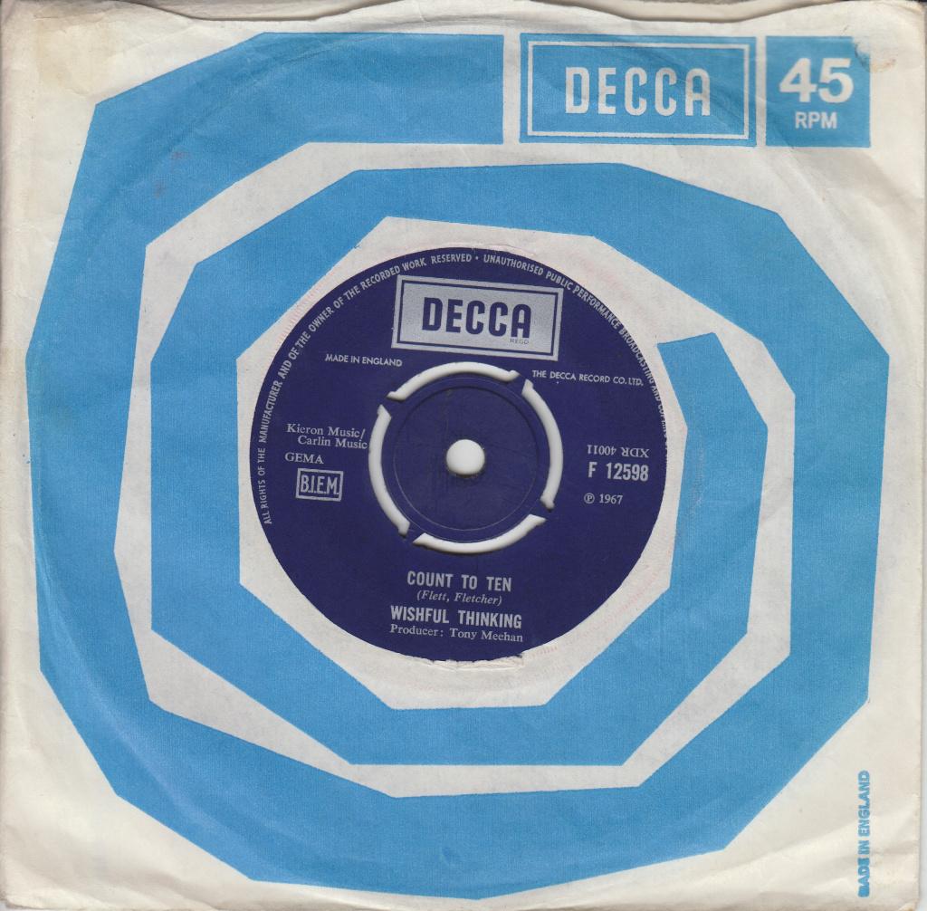 WISHFUL THINKING - Count To Ten, Gebruikt, 7 inch, Single, Ophalen of Verzenden