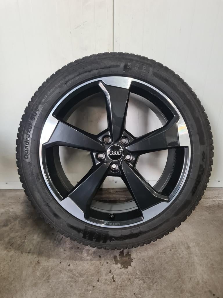 20' Audi Q5 SQ5 Velgen met All Season banden Origineel 7.8mm, 255 mm, Banden en Velgen, Ophalen of Verzenden, All Season