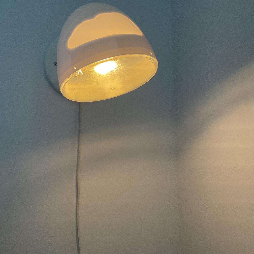 Bedlampje wolk, wit, IKEA, Huis en Inrichting, Lampen | Wandlampen, Zo goed als nieuw, Kunststof, Ophalen of Verzenden