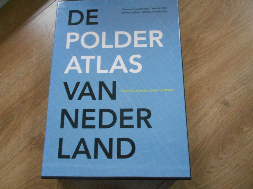 Clemens Steenbergen De polderatlas van Nederland Pantheon, Boeken, Overige atlassen, Nieuw, Ophalen of Verzenden, 1800 tot 2000