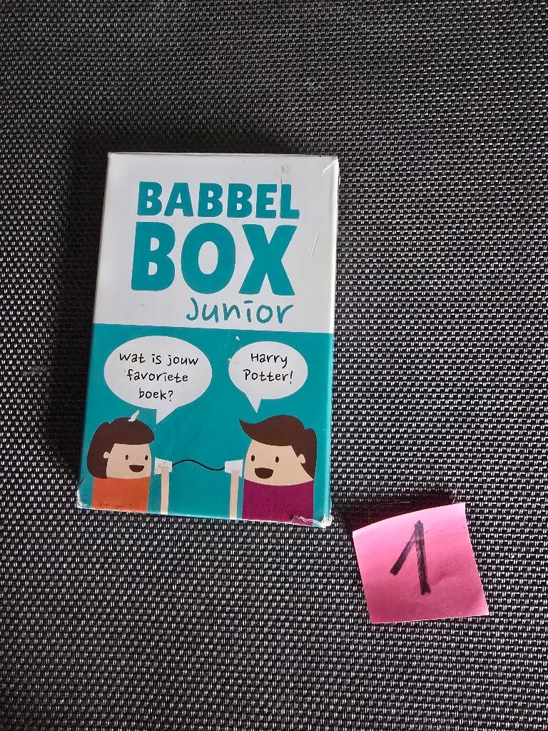 Babbel Box Junior kartspel, Vijf spelers of meer, Ophalen of Verzenden, Zo goed als nieuw, Identity Games