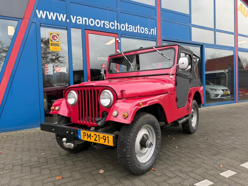 Willys Overland 1.8D Zeer goede staat met Stuurbekrachting, Overige merken, Bedrijf, Vierwielaandrijving, 2 stoelen