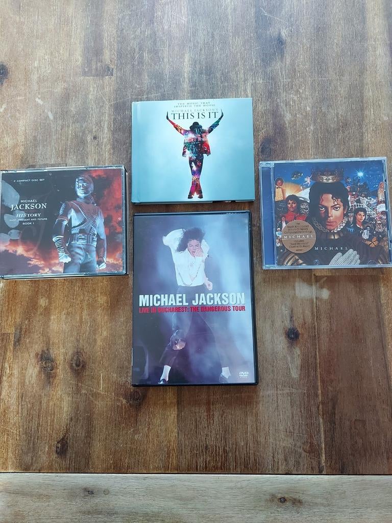 Collectie van Michael Jackson CD's en DVD. Bevat onder ander, Ophalen of Verzenden, Zo goed als nieuw