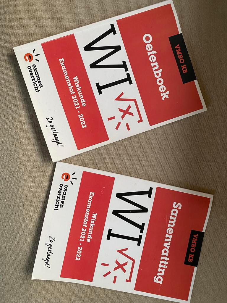 Examen oefenboeken vmbo kader, Ophalen of Verzenden, Zo goed als nieuw, VMBO, Overige vakken
