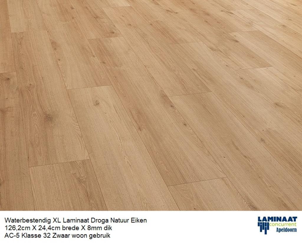 Waterbestendig XL Laminaat Droga Eik 24cm brede €16,95p/m2