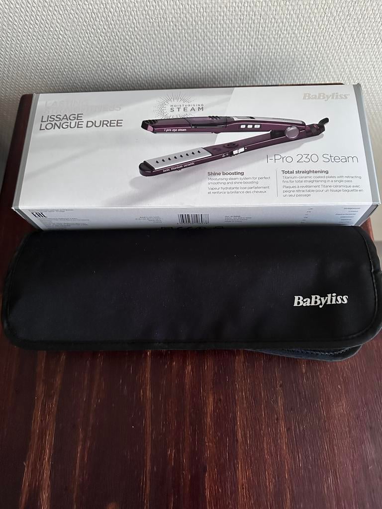 BaByliss I-Pro 230 Steam stijltang, Ophalen, Nieuw, Krultang of Stijltang