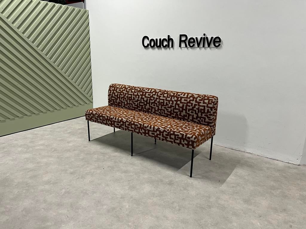 Design eetkamerbank roestbruin, direct leverbaar 180x60