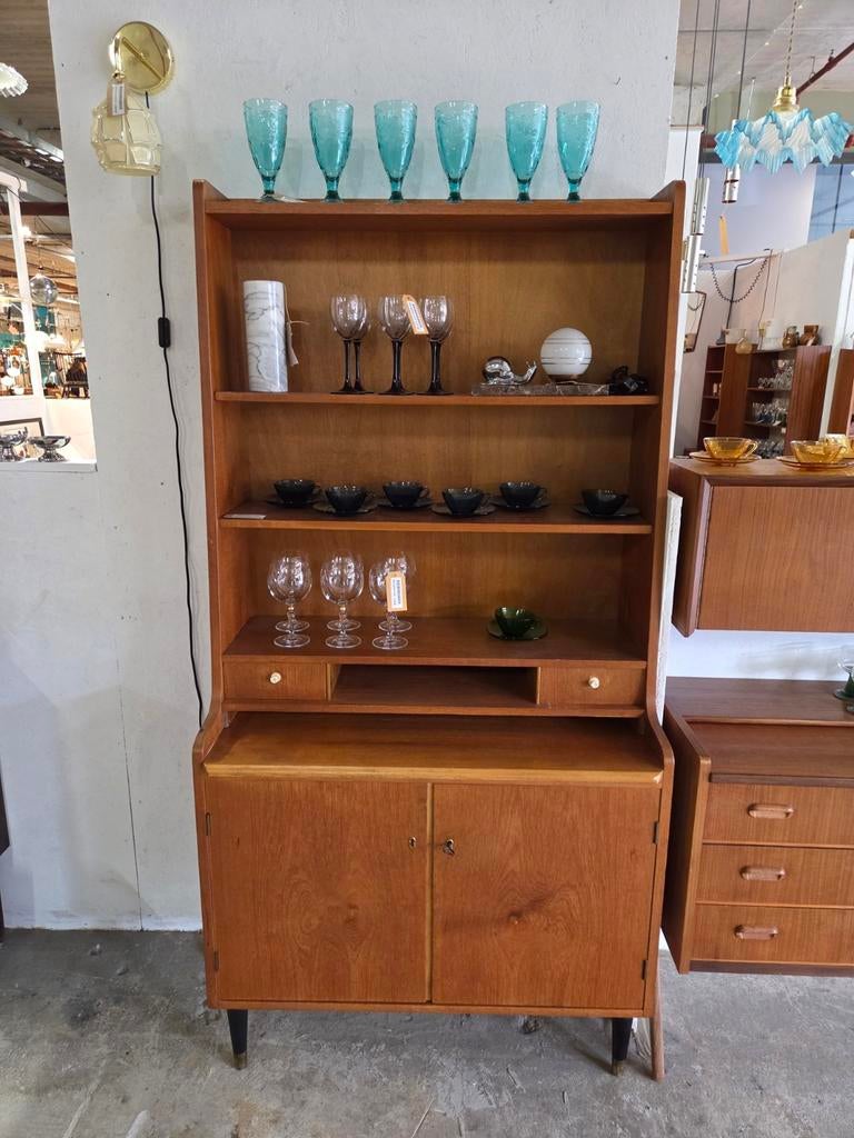 Vintage Zweedse kast Mid-Century teak, Ophalen, Gebruikt, X, X