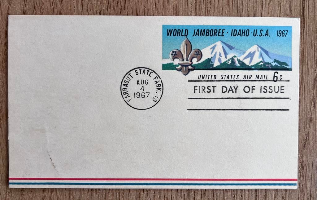 World Jamboree 1967 herdenkingspost, Ophalen of Verzenden, Envelop