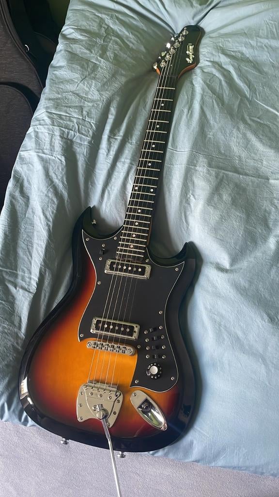Hagstrom RetroScape H-II Electric Guitar, Ophalen, Zo goed als nieuw, Solid body, Overige merken