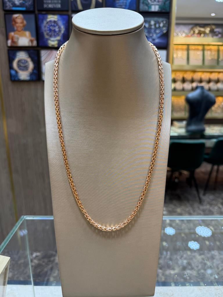 18KT Goud - 36.7 Gram - Ketting - KEIZER - Herenketting, Ophalen, Nieuw, Roze, Goud