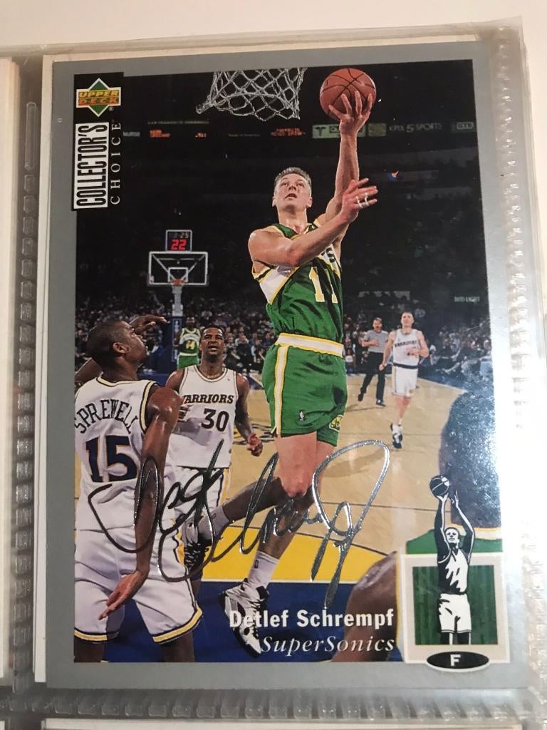 Upperdeck '94-'95, Verzamelen, Sportartikelen en Voetbal, Ophalen of Verzenden, Zo goed als nieuw, Overige sporten, Poster, Plaatje of Sticker