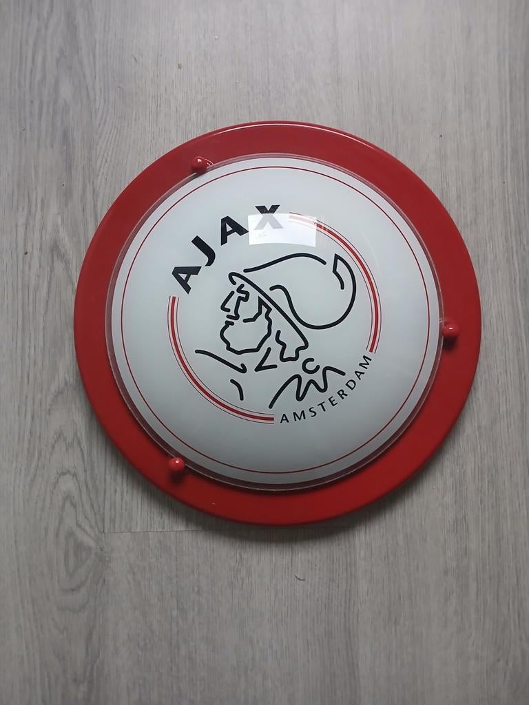 Ajax Lamp - Goede Staat, Huis en Inrichting, Lampen | Plafondlampen, Ophalen, Gebruikt, Kunststof, Sport