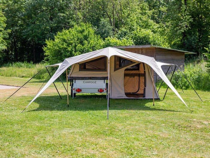 TE HUUR: Campooz Fat Freddy – vouwwagen/tenttrailer