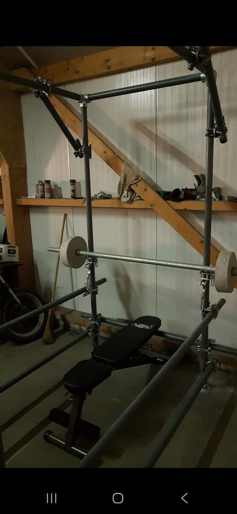 Krachtstation / Squat Rack, Benen, Gebruikt, Krachtstation, Ophalen of Verzenden