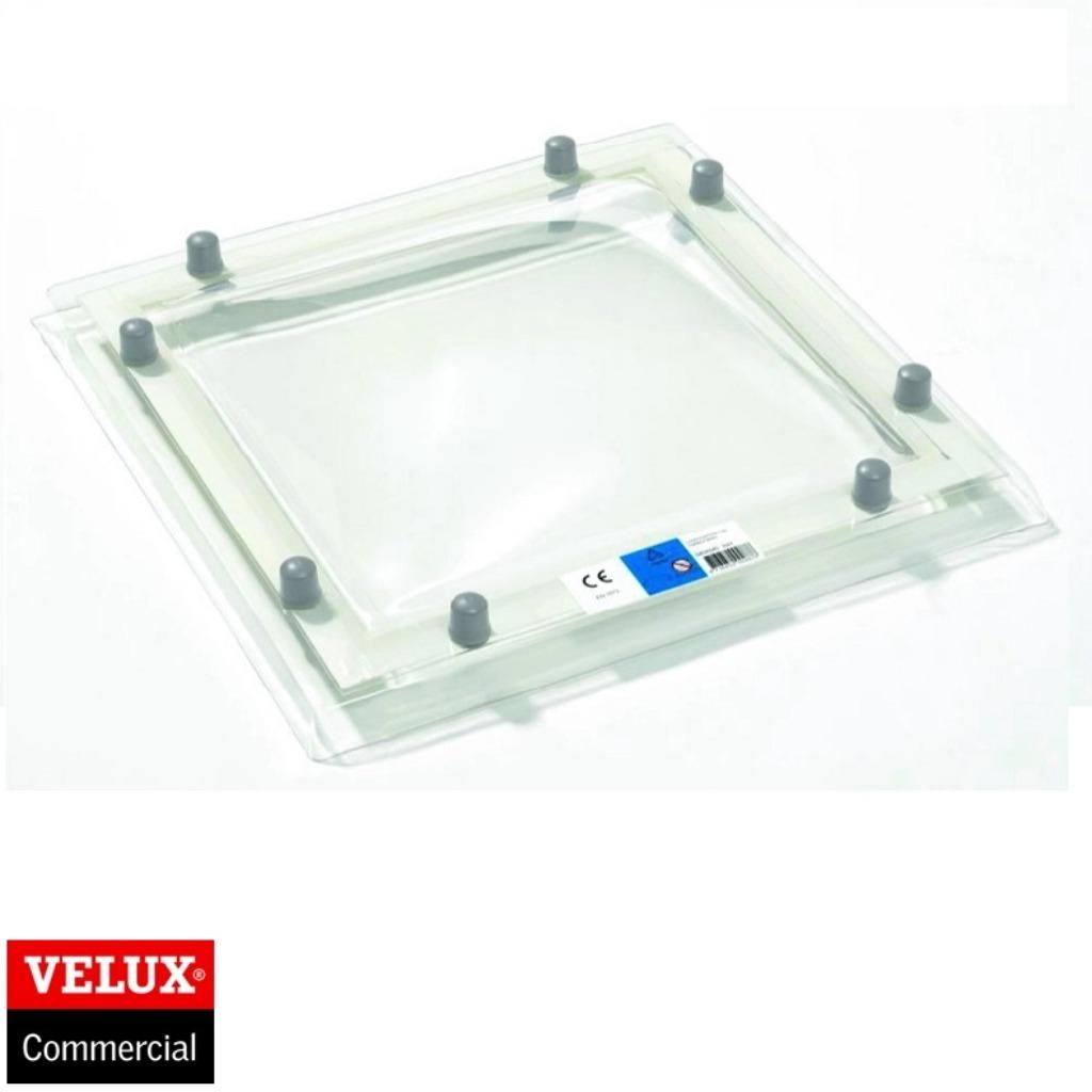 Velux JetBik lichtkoepel 100x100cm - NERGENS GOEDKOPER!, Kunststof, Zwart, Overige typen, Nieuw