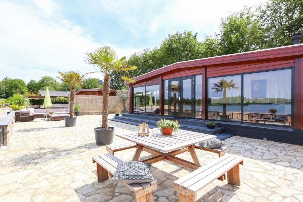 Beachhouse vakantiehuis chalet drenthe Ermerstrand Erm, Vakantie, 8 personen, Chalet, Bungalow of Caravan, Eigenaar, Wasmachine