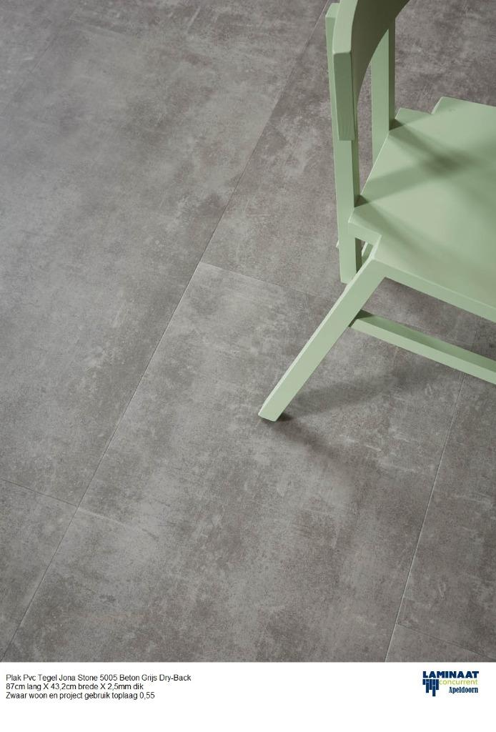 Plak Pvc Tegel Jona stone 5005 2,5mm 0,55 €14,95m2