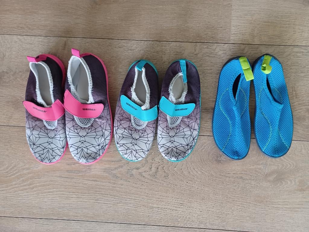 3 paar waterschoenen 32, 34 en 36, Kinderen en Baby's, Kinderkleding | Schoenen en Sokken, Waimea, Jongen of Meisje, Overige typen