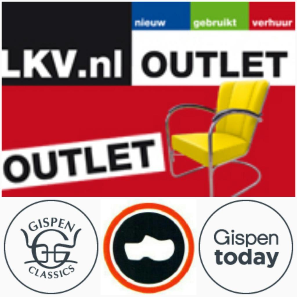 Gispen Classic AD-2 bank ( Dutch Originals ), Ophalen, Gispen Classic, 150 tot 200 cm, Tweepersoons