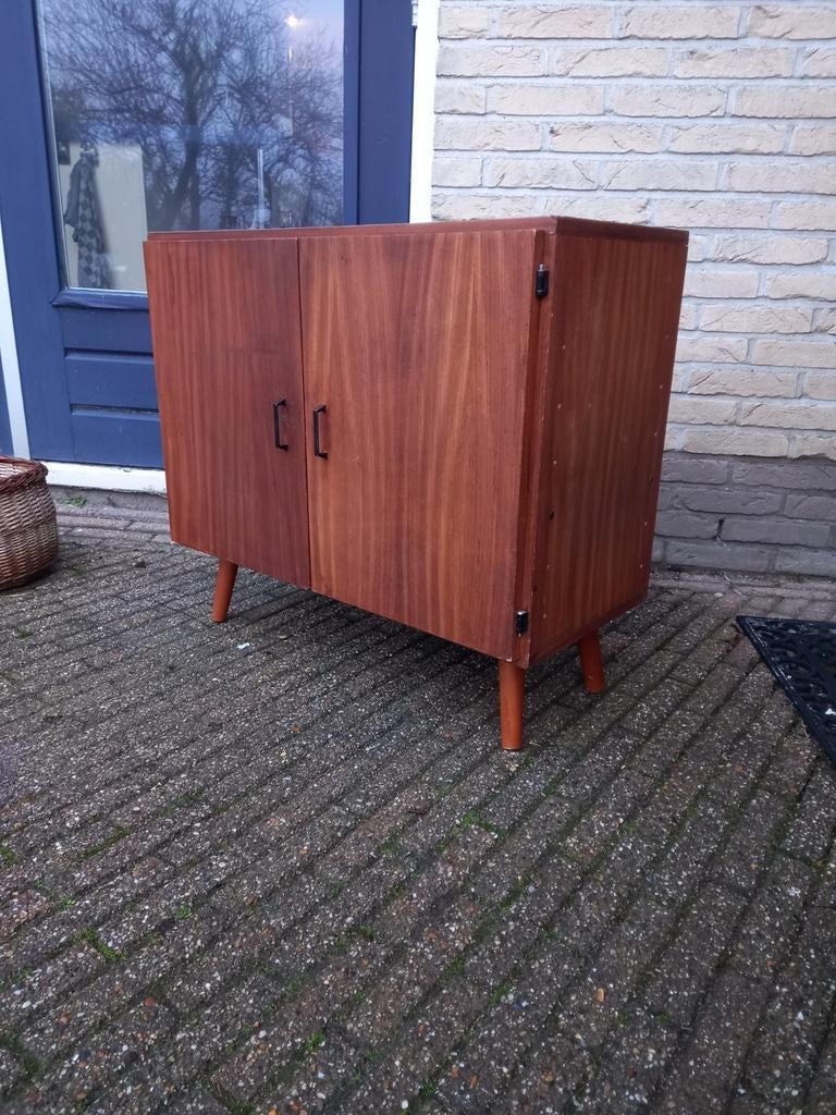 Retro mid century kastje lowboard, Ophalen, Huis en Inrichting