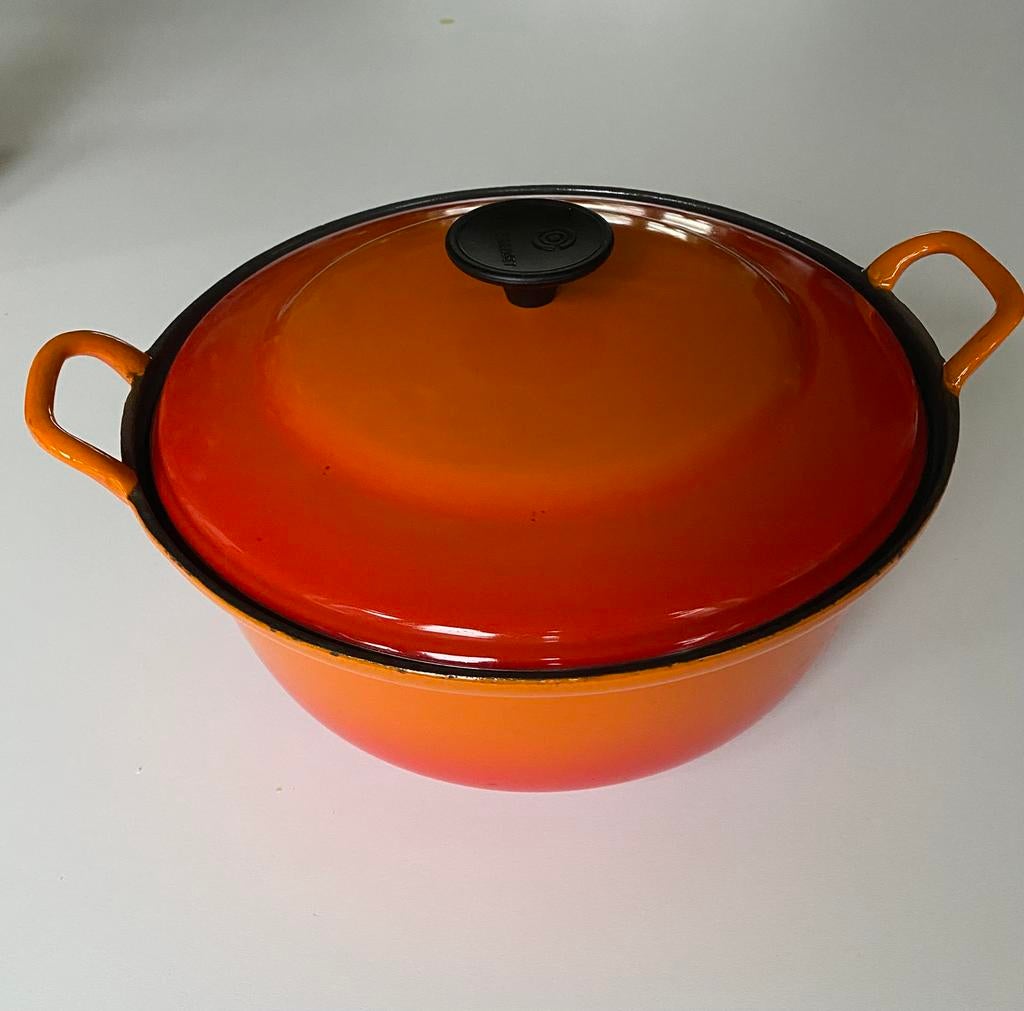 Le Creuset oranje gietijzeren braadpan 28 cm