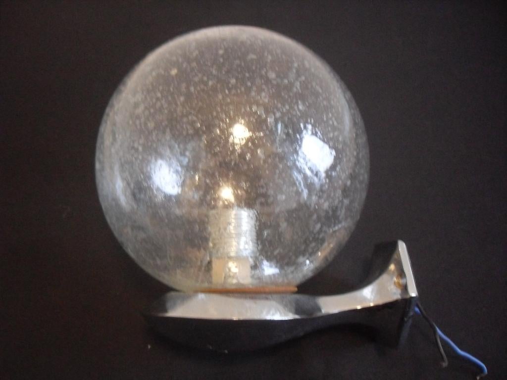 vintage space age wandlampje, Ophalen of Verzenden, Glas, Vintage space age