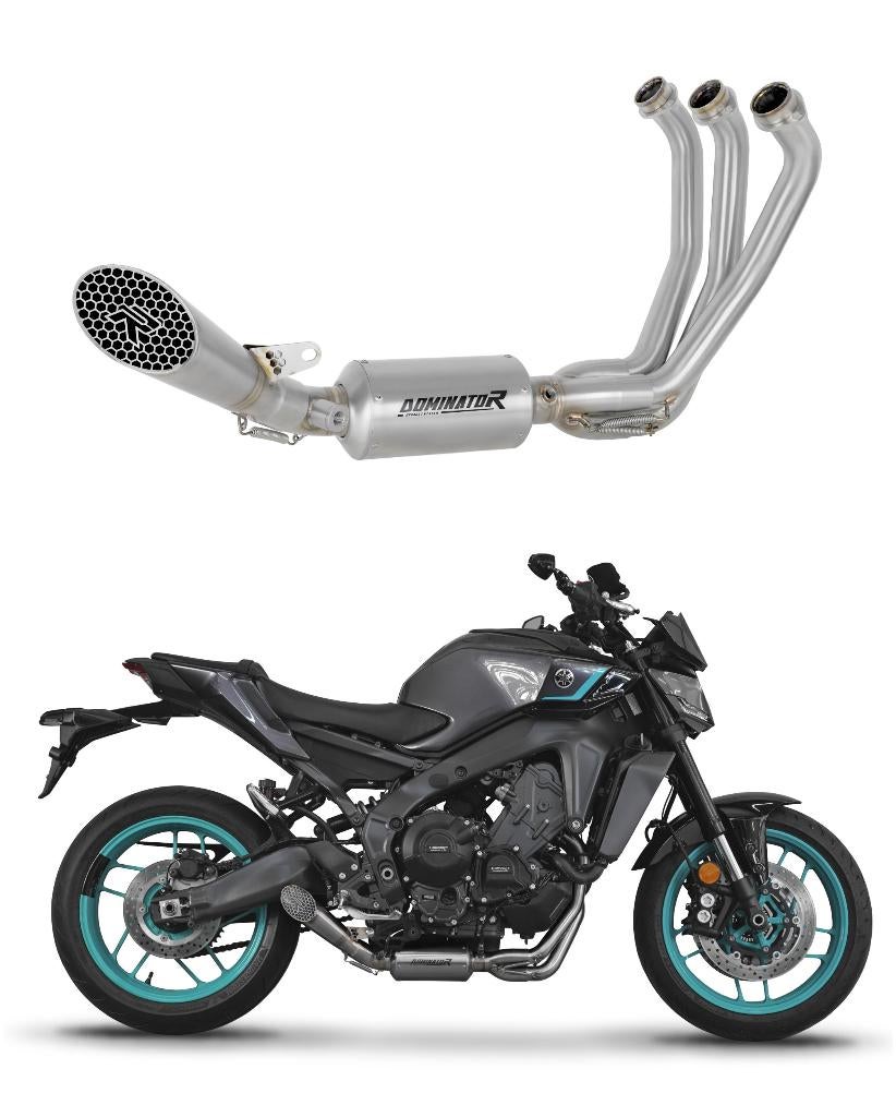 [DOMINATOR UITLAAT] Yamaha MT-09 2024 - 2025 Full System, Motoren, Verzenden, AMSTERDAM, Nieuw, DOMINATOR