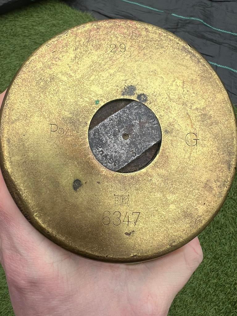 WO2 Duitse Flak Huls G code 1935 mooie staat 8,8 cm 88 mm, Ophalen of Verzenden, Duitsland, Hulzen of Bodemvondsten