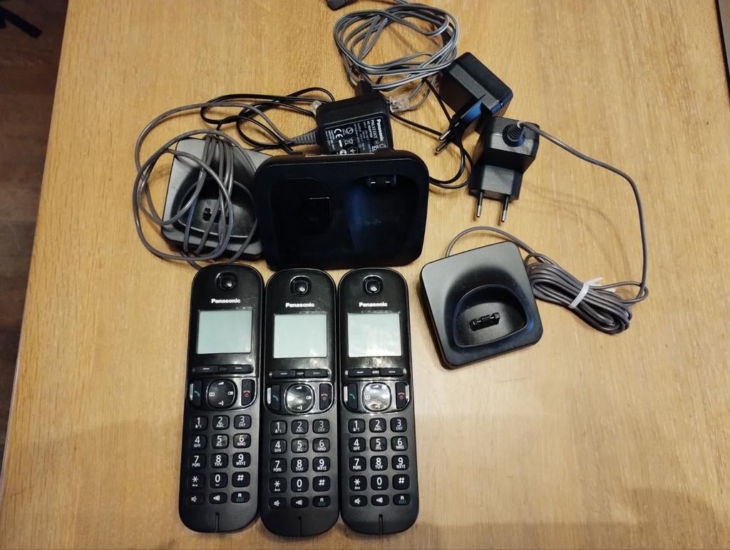 Panasonic DECT set, Ophalen of Verzenden, 3 handsets