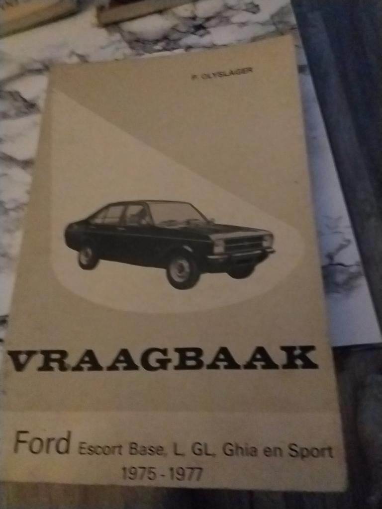 Ford Escort Vraagbaak 1975-1977 - P. Olyslager, Ophalen of Verzenden
