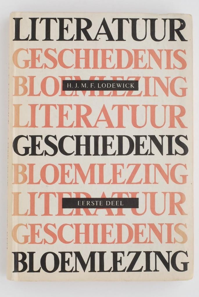 Literatuur geschiedenis tot 1880 en bloemlezing (1960), Boeken, Ophalen of Verzenden, Zo goed als nieuw, Nederland