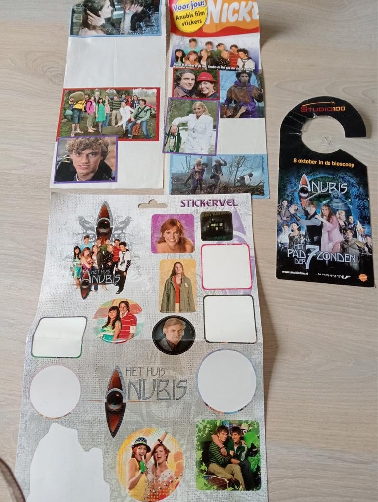 Huis Anubis stickers, Ophalen of Verzenden