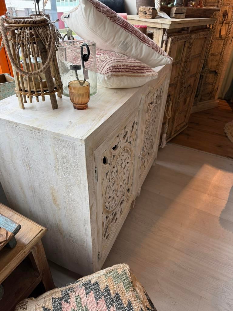 Gave India/Ibiza style kast, Huis en Inrichting, Kasten | Dressoirs, Ophalen, Nieuw, 25 tot 50 cm, 50 tot 100 cm