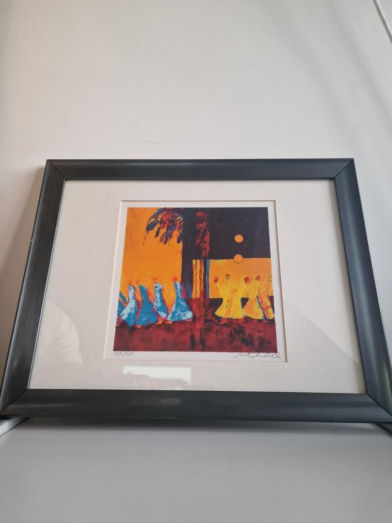 Marjolijn van Ginkel zeefdruk, Antiek en Kunst, Ophalen of Verzenden