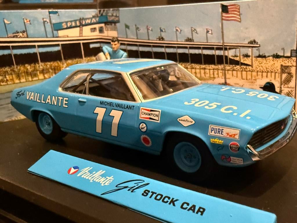 Michel Vaillant - Gil Stock Car, Hobby en Vrije tijd, Modelauto's | 1:43, Gebruikt, Auto, Overige merken, Ophalen of Verzenden