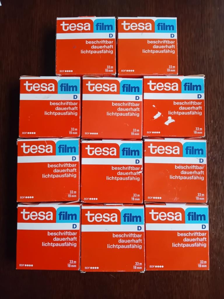 Tesa Film Plakband + crêpe plakband, Ophalen of Verzenden