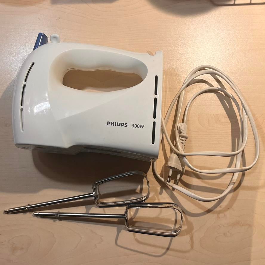 Philips Keukenmixers 300W, Ophalen of Verzenden, Zo goed als nieuw, 3 snelheden of meer