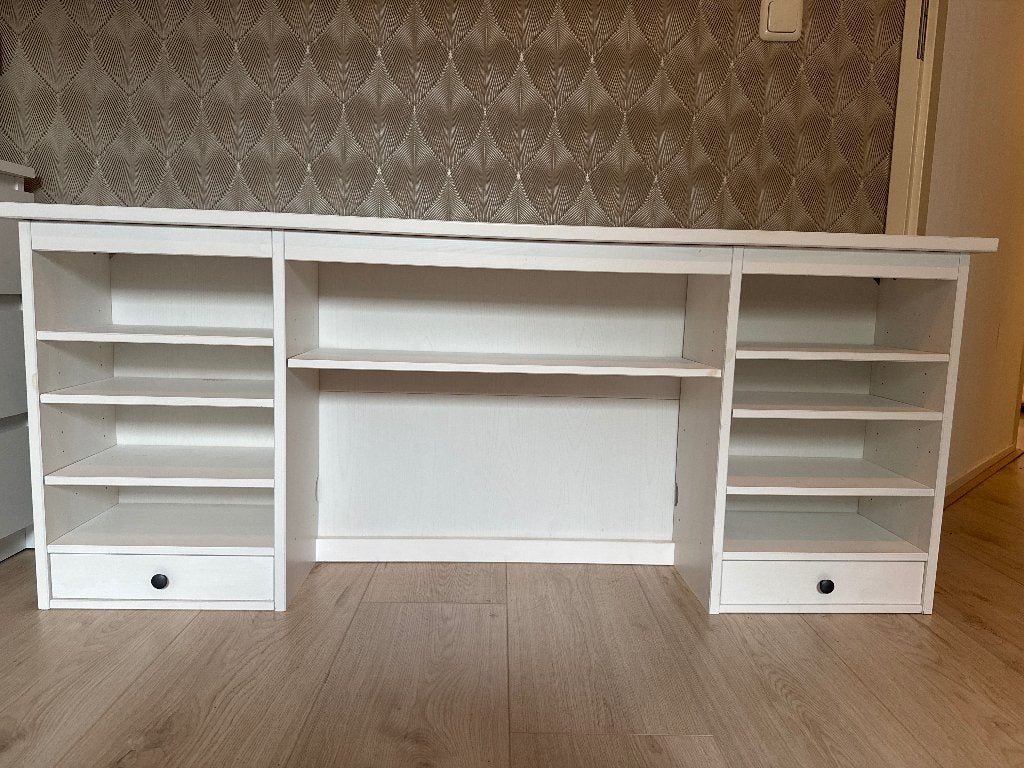 IKEA bureau opbouw, Ophalen, Gebruikt, Hout, Schoolbureau