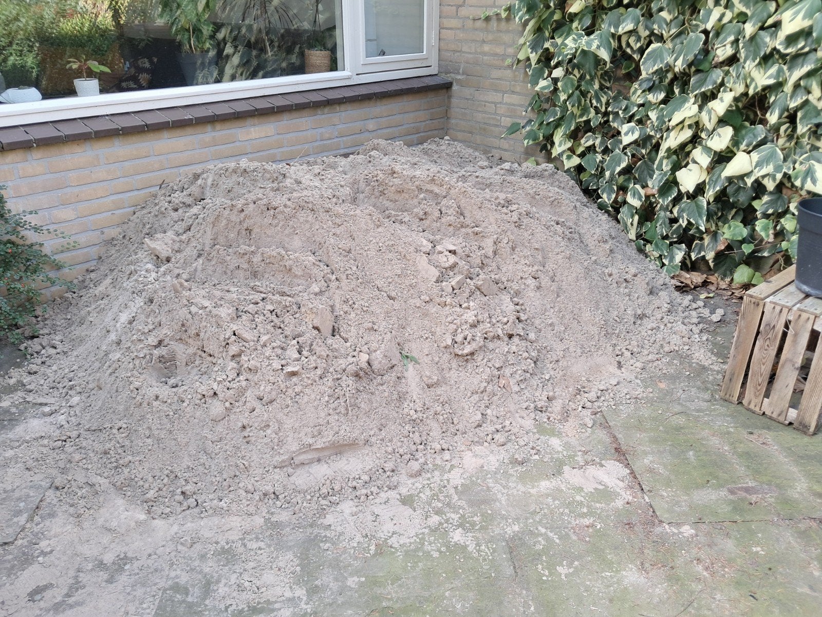 Gratis bouwzand af te halen (2 m3), Ophalen, Gebruikt, Ophoogzand