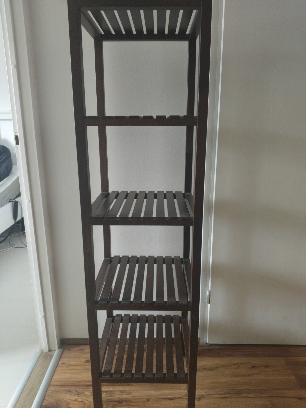 Houten badkamerrek met 5 planken, Ophalen, Gebruikt