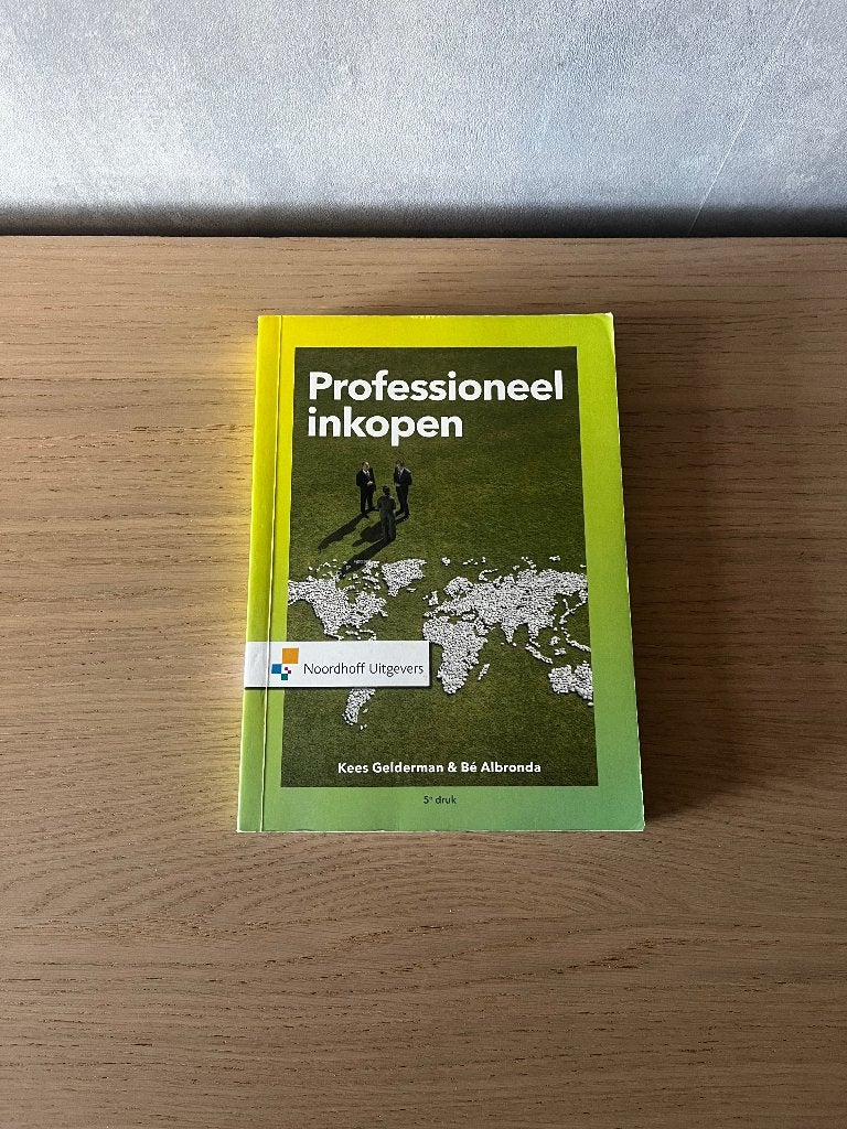 Professioneel inkopen, Ophalen of Verzenden, Beta, Gelezen, HBO