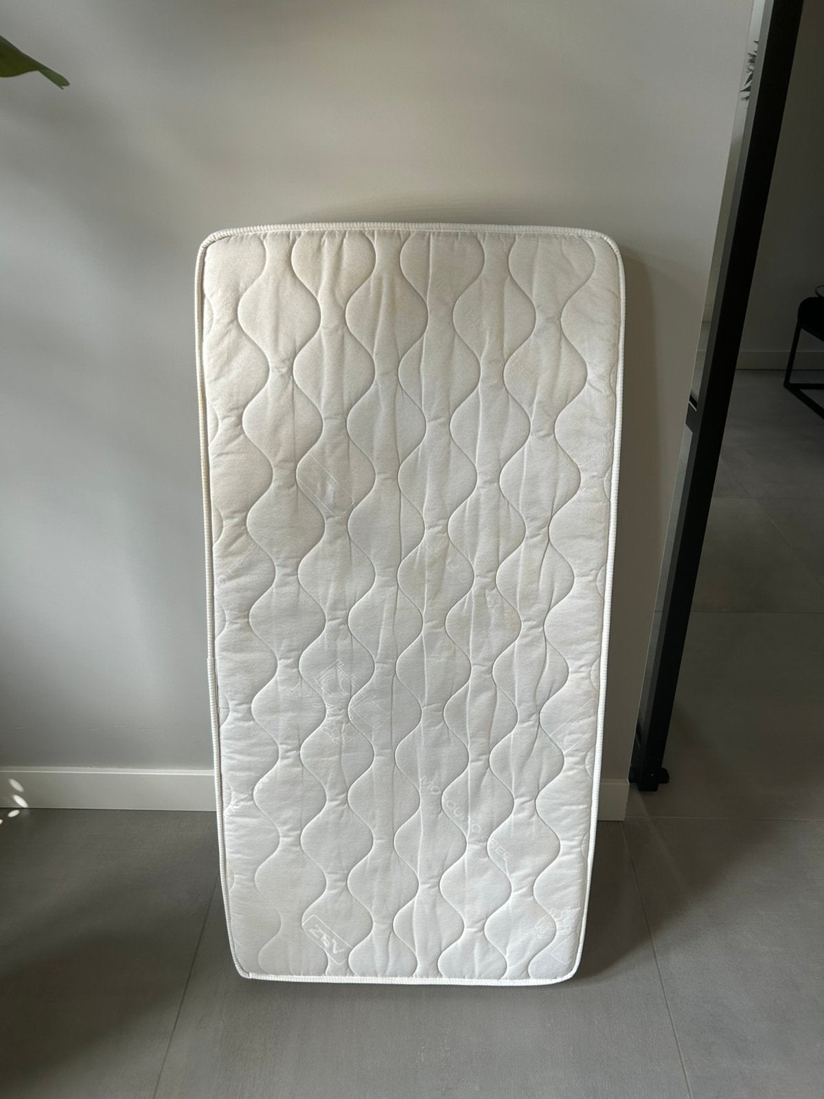 Ledikant matras, Ophalen, Gebruikt, 190 cm of minder, Matras