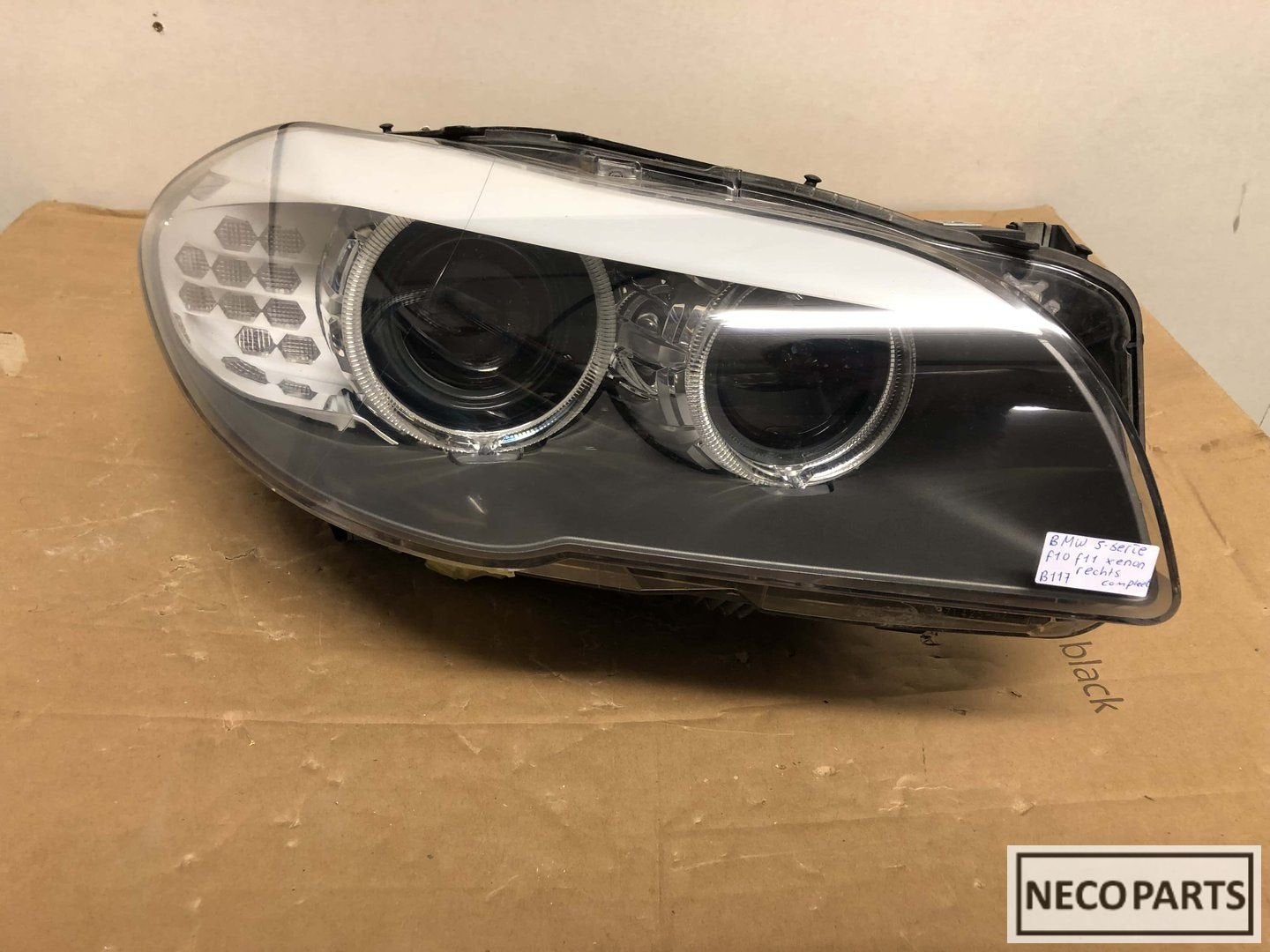 Bmw 5 serie f10 f11 xenon led koplamp compleet rechts, Gebruikt, -, -, Ophalen of Verzenden
