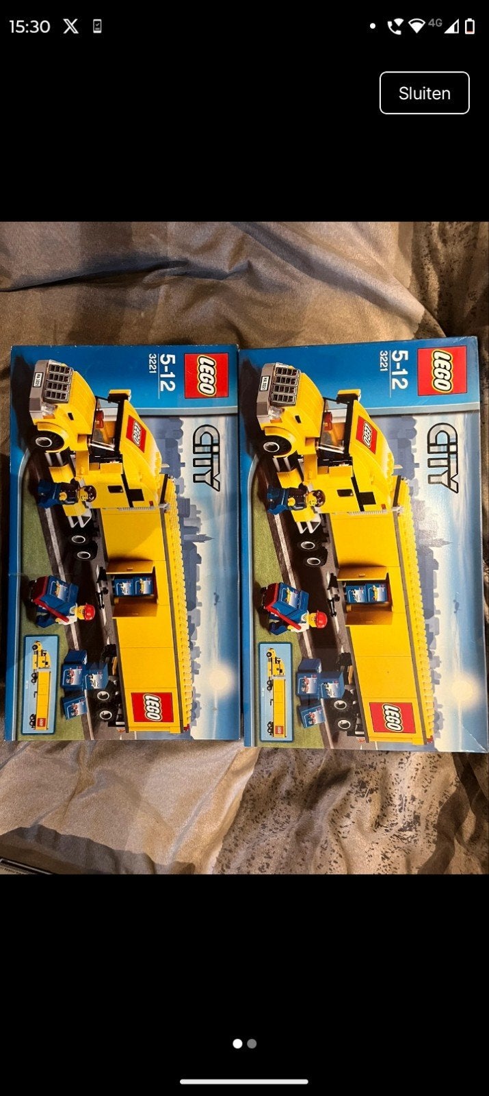 2x LEGO City 3221 Vrachtwagen ONGEOPEND (Nieuw), Ophalen, City, Ongeopend/sealed, Lego
