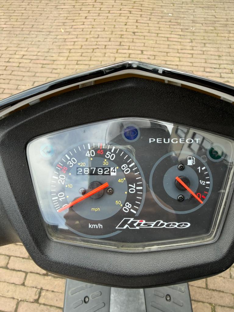 Peugeot Kisbee RS, Fietsen en Brommers, Scooters | Peugeot, Ophalen, Gebruikt, Overige modellen, Maximaal 45 km/u