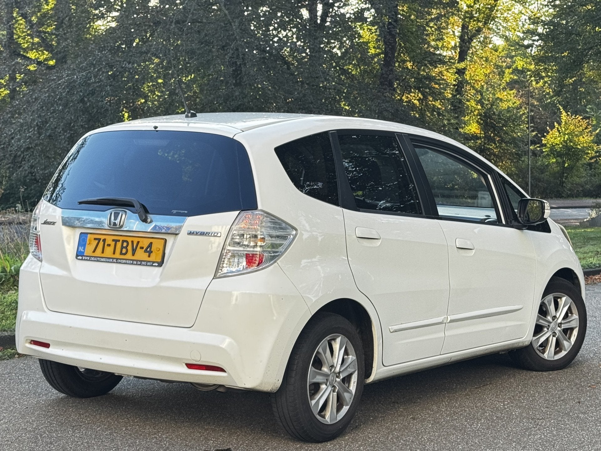 Honda Jazz 1.4 HYBRID AUT, 1:23 !, RIJKLAAR (bj 2012), Auto's, Euro 5, Gebruikt, 4 cilinders, Bedrijf