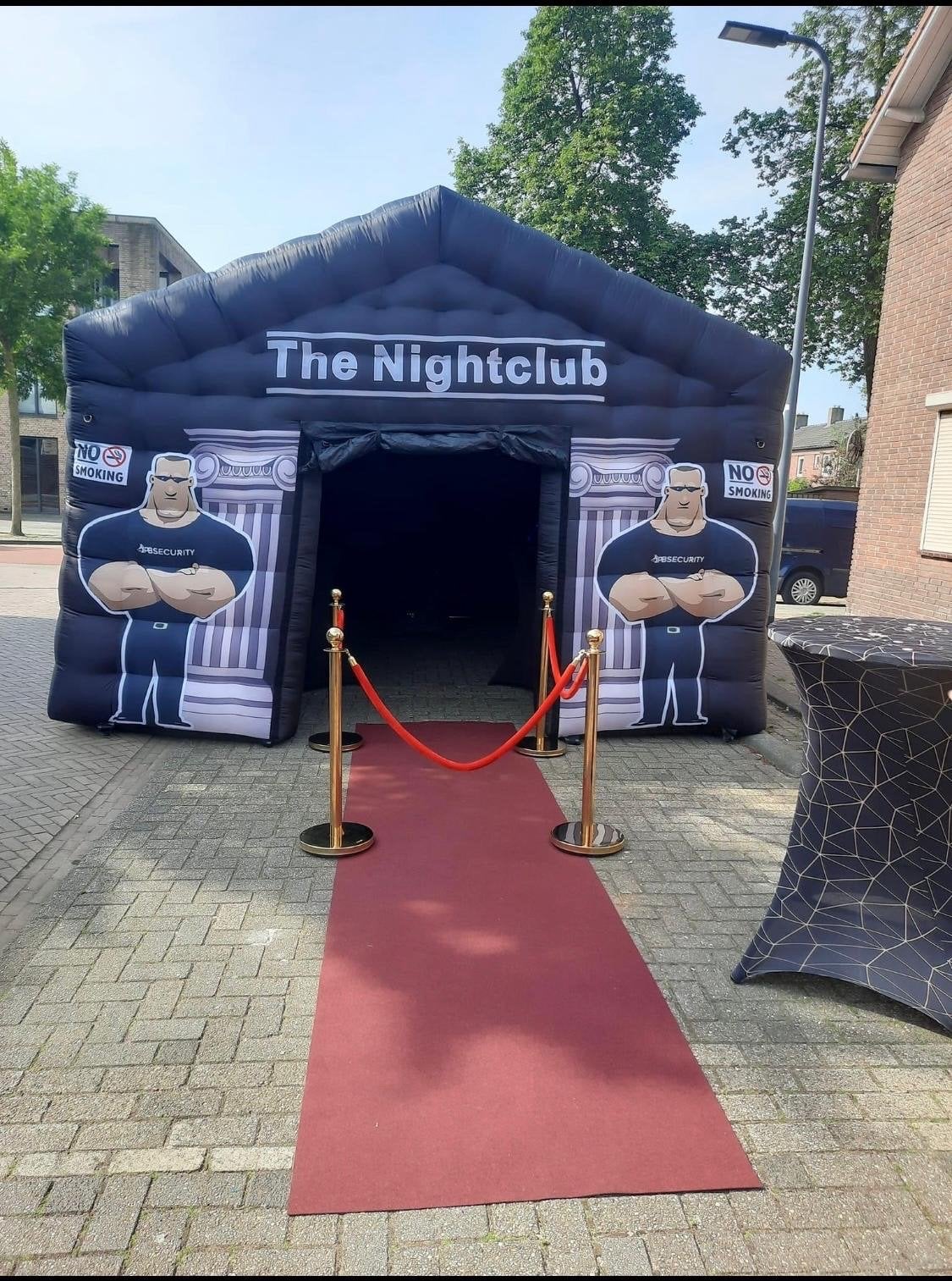 Opblaasbare Nightclub 6x4m met Blower - te koop, Ophalen, Gebruikt, Verjaardag