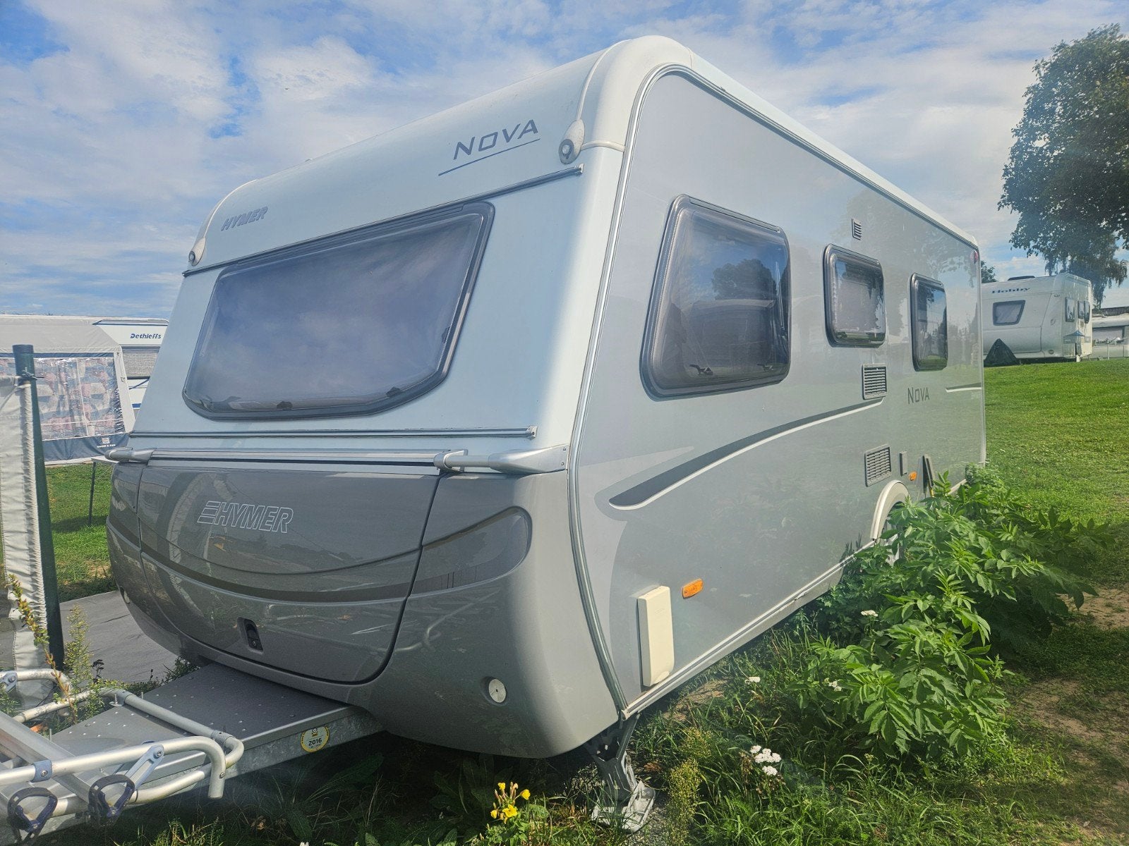 Eriba Hymer Nova HN580 Caravan, Caravans en Kamperen, Luifel, Rondzit, 7 tot 8 meter, Particulier